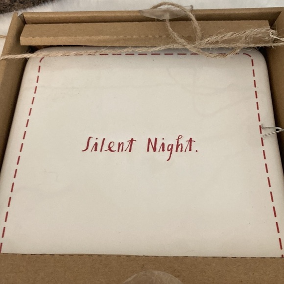 Rae Dunn Silent Night & Peace Cheese Board Set - Picture 2 of 8